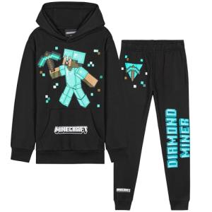 Minecraft Hoodie and Joggers Set for Boys