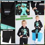 Minecraft Hoodie and Joggers Set for Boys