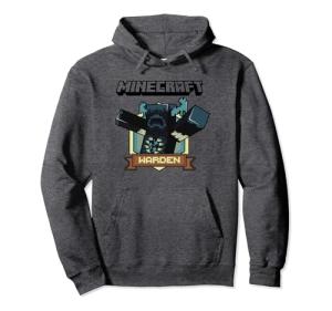Minecraft Warden Badge Sculk Shriekers Hoodie