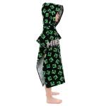 Creeper Minecraft Hooded Towel for Kids