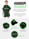 Creeper Minecraft Hooded Towel for Kids