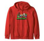 Minecraft Character Lineup Logo Zip Hoodie