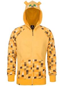 Minecraft Ocelot Zip-Up Hoodie for Boys