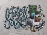 Minecraft Chicken Jockey Men's Sweatshirt - Athletic Heather