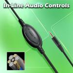 Green Noise Cancelling Gaming Headset for All Consoles