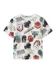 Minecraft Bright White Map T-Shirt for Kids