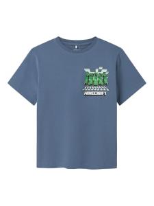 Blue Minecraft Mamun T-Shirt for Kids