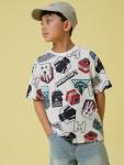 Minecraft Bright White Map T-Shirt for Kids