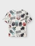 Minecraft Bright White Map T-Shirt for Kids