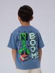 Blue Minecraft Mamun T-Shirt for Kids