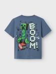 Blue Minecraft Mamun T-Shirt for Kids