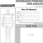 Minecraft Oversized Fleece Hoodie Blanket for All