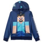 Minecraft Steve Toddler Fleece Zip-Up Hoodie 4T
