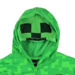 Minecraft Boys Creeper Fleece Zip Up Hoodie