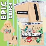 Minecraft Hoodie and Sweatpants Set for Kids