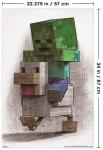 Minecraft Chicken Jockey Wall Poster with Mount