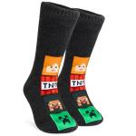 Minecraft Creeper Slipper Socks with Grip Pads
