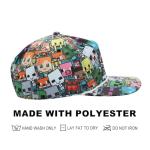 Minecraft Characters All-Over Print Snapback Cap