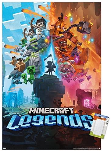 Minecraft Legends Key Art Wall Poster Bundle