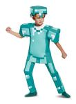 Kids Minecraft Diamond Armor Deluxe Costume, Large