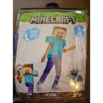 Minecraft Steve Child Costume Size S/P (4-6)