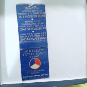 Minecraft Battle Force USS OGLALA Matchbook Collectible