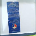 Minecraft Battle Force USS OGLALA Matchbook Collectible
