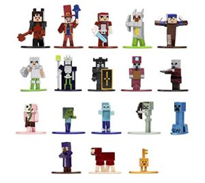 Jada Toys Minecraft Dungeons Nano Metalfigs 1.65" Die-cast Collectible Figures 18-Pack Series 7, Toys for Kids and Adults