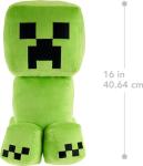 Mattel Minecraft Creeper Jumbo Plush Figure, Large 16-inch Soft Doll with Pixelated Design Inspired by The Video Game