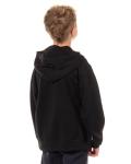 Mad Engine Minecraft Boy's Minecraft World Steve Creeper Wolf Pullover Hooded Hoodie (XX-Large) Black