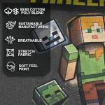 Boy's Minecraft Alex and Creeper Art 2-Pack T-Shirt - Multi-Color: Alex and Creeper - X Large