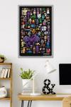 Trends International Minecraft - Mobbery Wall Poster, 34L x 22.4W, Gray Framed Version