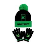 Minecraft - Kids Slippers, Cozy Indoor Slippers with Vine Design, Non-Slip Kids Slippers, Game Merchandise, Black/White, One Size