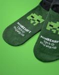 Minecraft Boys Socks Set of 5 | Childrens Back to School Calf Socks with Creeper, Diamond Sword and TNT Print in Black