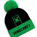 Minecraft - Kids Slippers, Cozy Indoor Slippers with Vine Design, Non-Slip Kids Slippers, Game Merchandise, Black/White, One Size