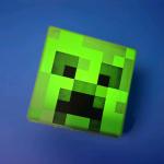 Minecraft MOJANG Creeper Head Mood LED Night Light large cube block