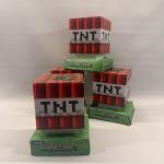 Lot Of 4 Minecraft TNT Light Lamp with Official Game Sounds Press On - Box Wear