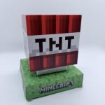 Lot Of 4 Minecraft TNT Light Lamp with Official Game Sounds Press On - Box Wear