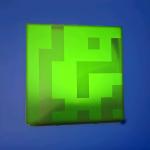 Minecraft MOJANG Creeper Head Mood LED Night Light large cube block