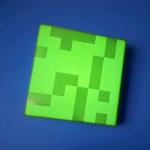 Minecraft MOJANG Creeper Head Mood LED Night Light large cube block