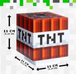 Lot Of 4 Minecraft TNT Light Lamp with Official Game Sounds Press On - Box Wear