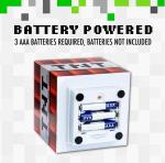 Lot Of 4 Minecraft TNT Light Lamp with Official Game Sounds Press On - Box Wear