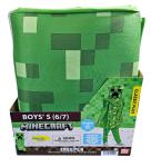 Brand New Minecraft Creeper Jumpsuit Classic Child Costume Boys Small 6-7