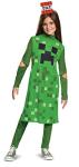 Disguise Minecraft Creeper Girls' Costume