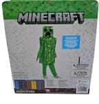 Brand New Minecraft Creeper Jumpsuit Classic Child Costume Boys Small 6-7