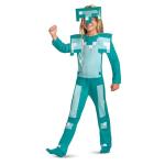 Disguise Minecraft Armor Costume, Official Minecraft Kids Halloween Costume, Classic Size 4/6