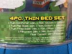 New Minecraft Creeper 4 Piece Twin Bed Set Reversible Comforter Kids Boy Bedding