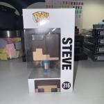 Minecraft Funko Set Of 3 - Steve RARE (Vaulted), Skelton And Creeper