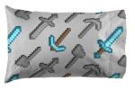 Jay Franco Minecraft Isometric 5 Piece Full Bed Set - Includes Comforter & Sh...