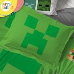 Minecraft Twin Comforter Set - 5 Piece Kids Bedding Includes Comforter, Sheet...